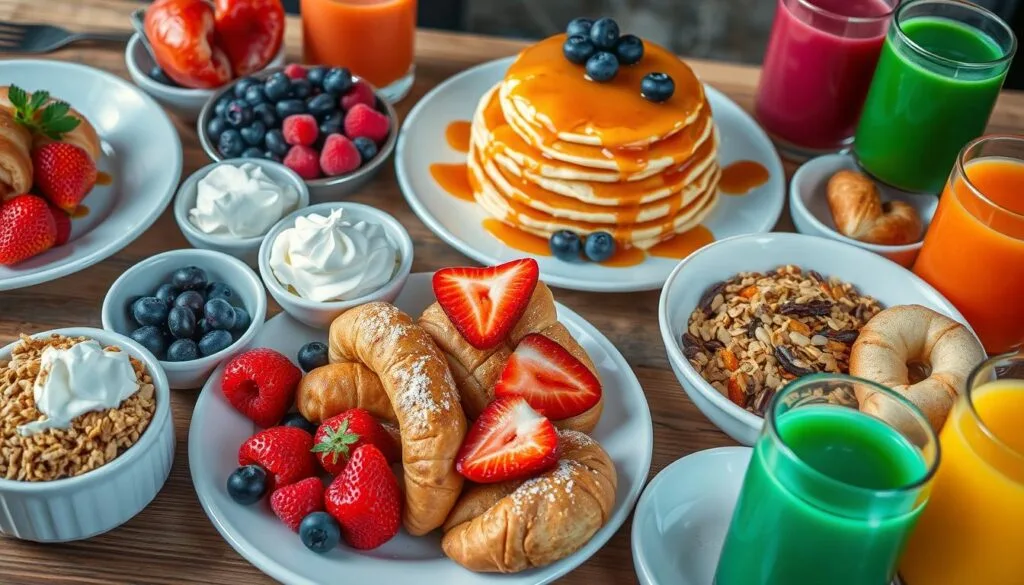 Gourmet breakfast ingredients Gourmet breakfast ingredients