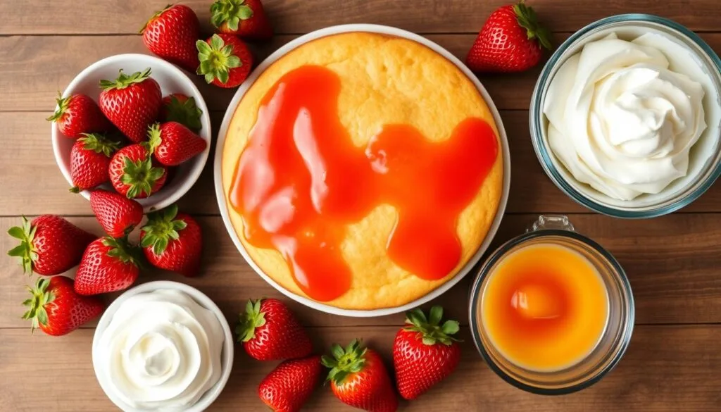 Strawberry Poke Cake Ingredients Strawberry Poke Cake Ingredients