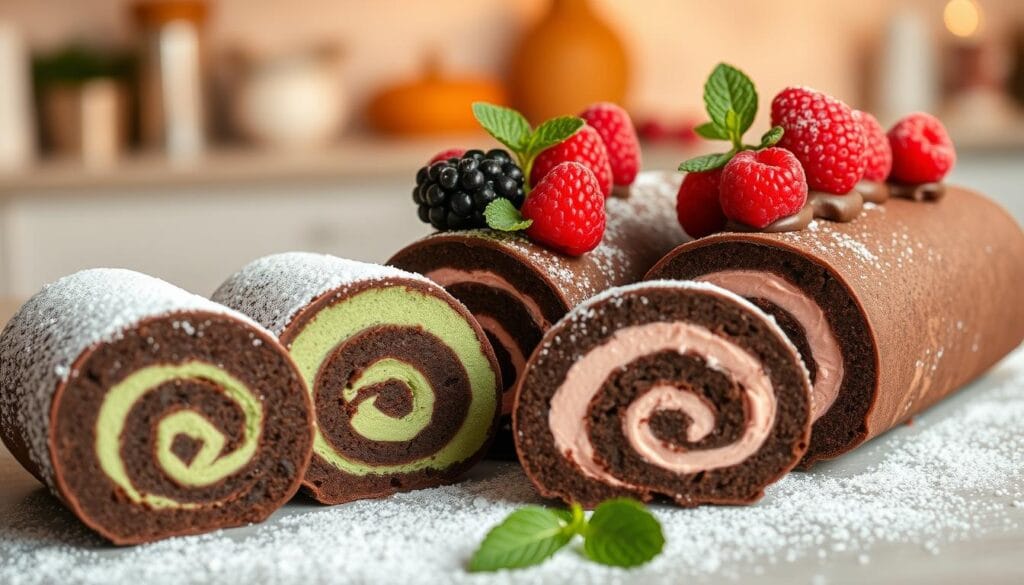 Chocolate Cake Roll Fillings Chocolate Cake Roll Fillings