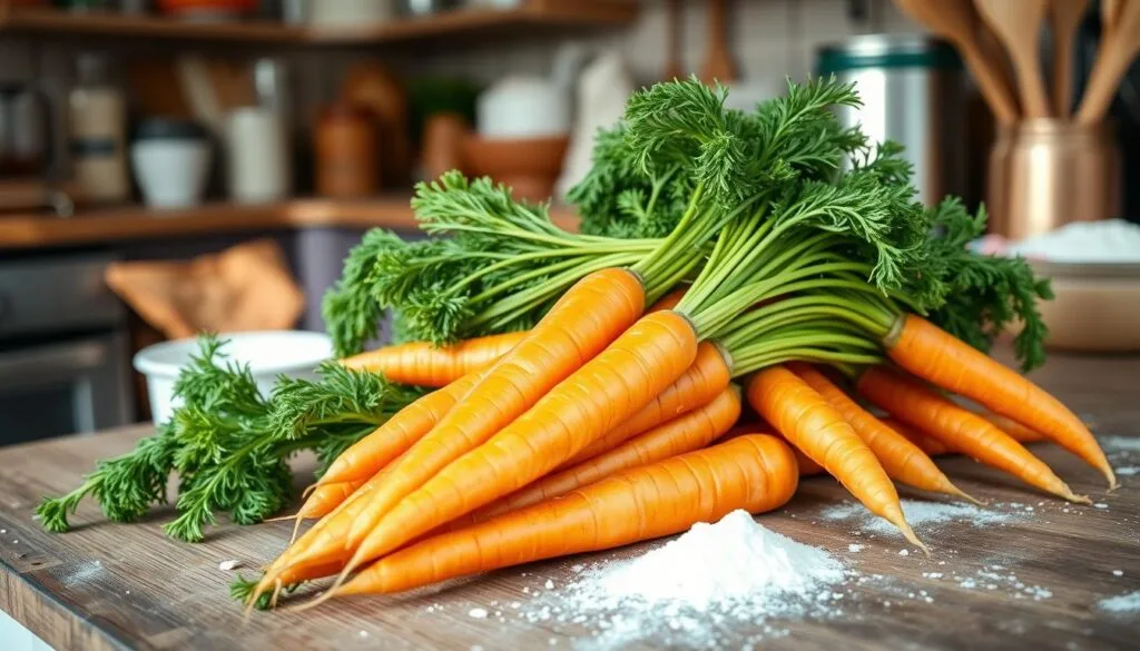 Fresh organic carrots for carrot cake Fresh organic carrots for carrot cake