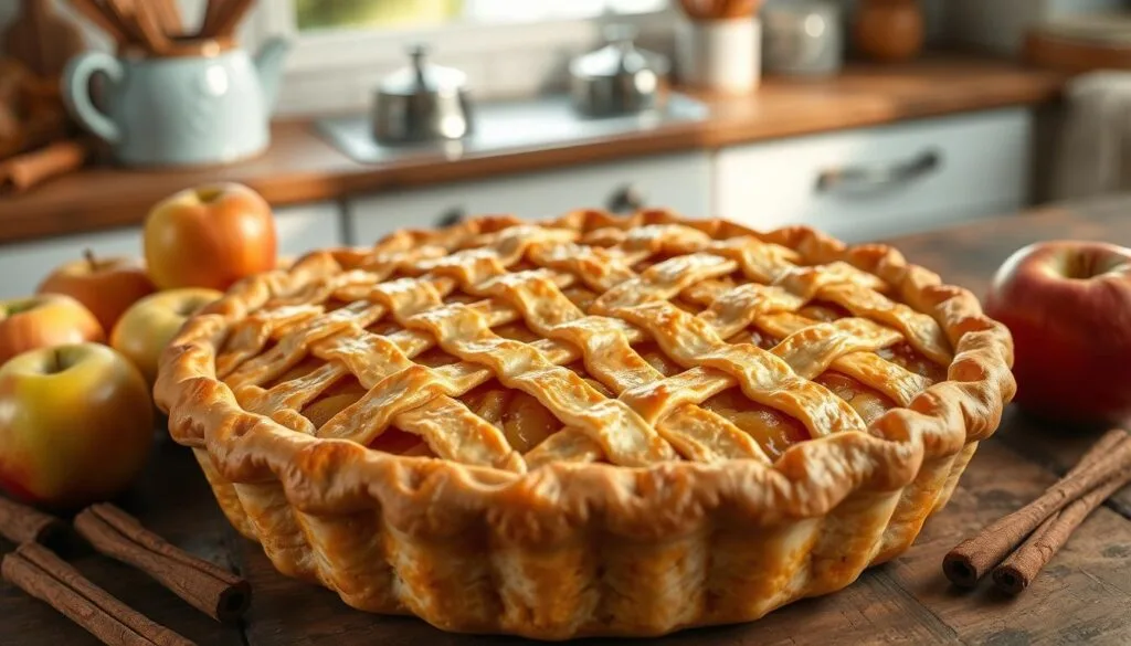 Lattice Top Apple Pie Decoration Lattice Top Apple Pie Decoration