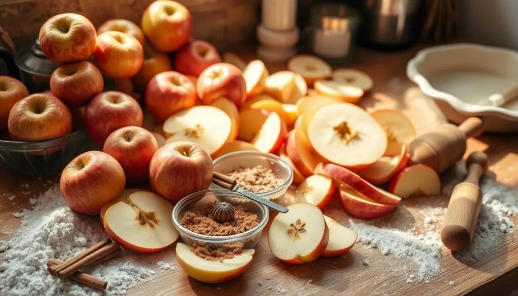 Traditional Apple Pie Filling Preparation Traditional Apple Pie Filling Preparation