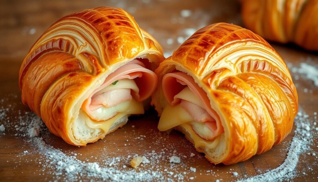 baked ham and cheese croissant recipe baked ham and cheese croissant recipe