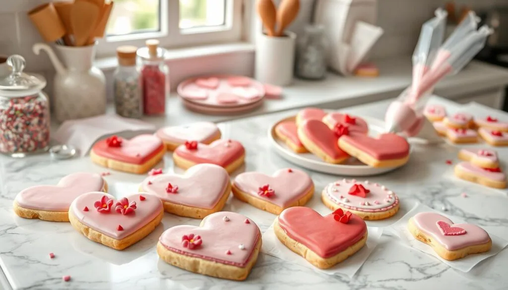 decorating valentine cookies decorating valentine cookies