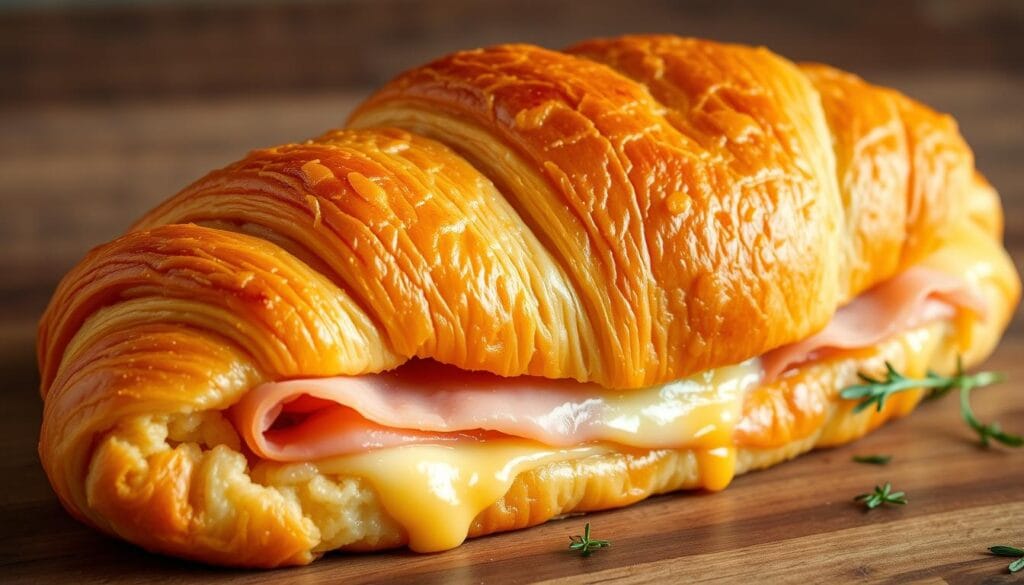 flaky ham and cheese roll flaky ham and cheese roll