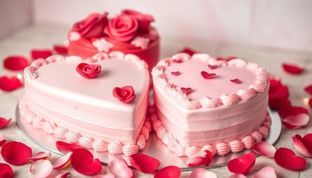 heart-shaped cakes heart-shaped cakes
