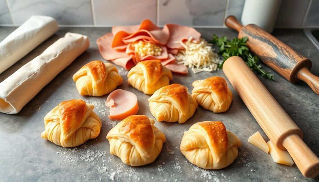 mini ham and cheese croissant recipe mini ham and cheese croissant recipe