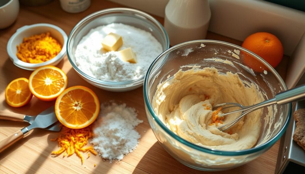 orange scones mixing process orange scones mixing process