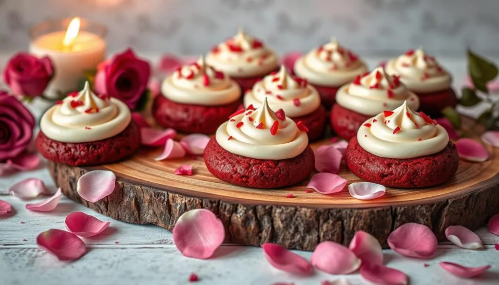 red velvet cookies with cream cheese frosting red velvet cookies with cream cheese frosting