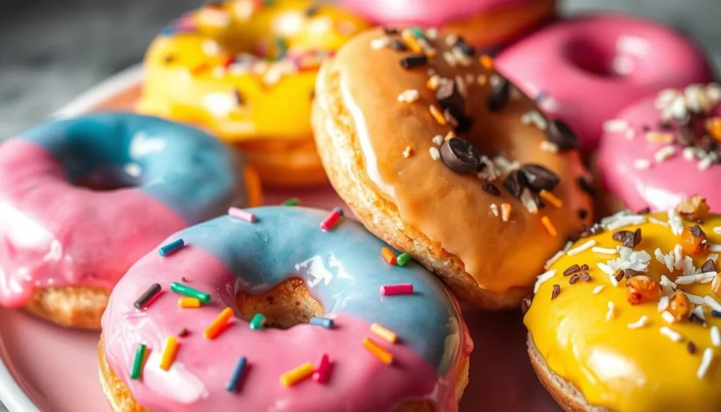 colorful donuts colorful donuts