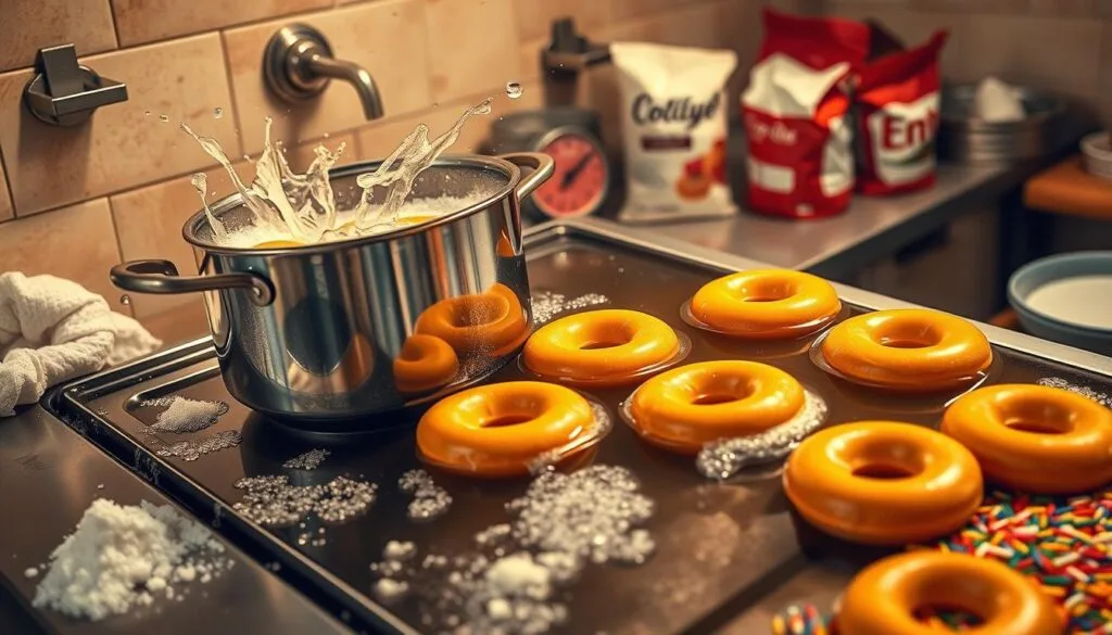 donut frying process donut frying process