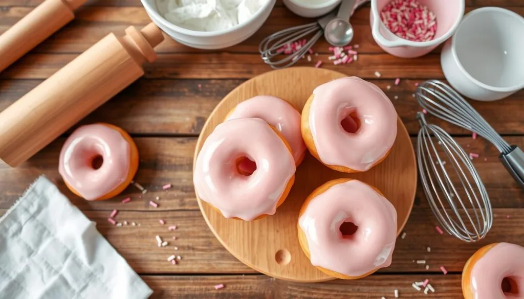 pink glazed donuts equipment pink glazed donuts equipment